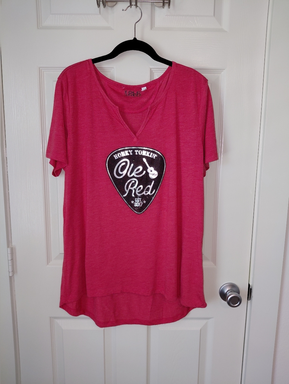 Ole Red Graphic V-Notch Tunic
